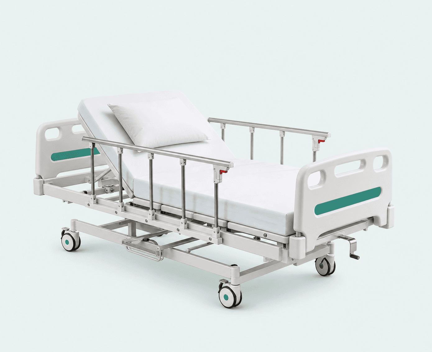 Patient Bed with Side Rails