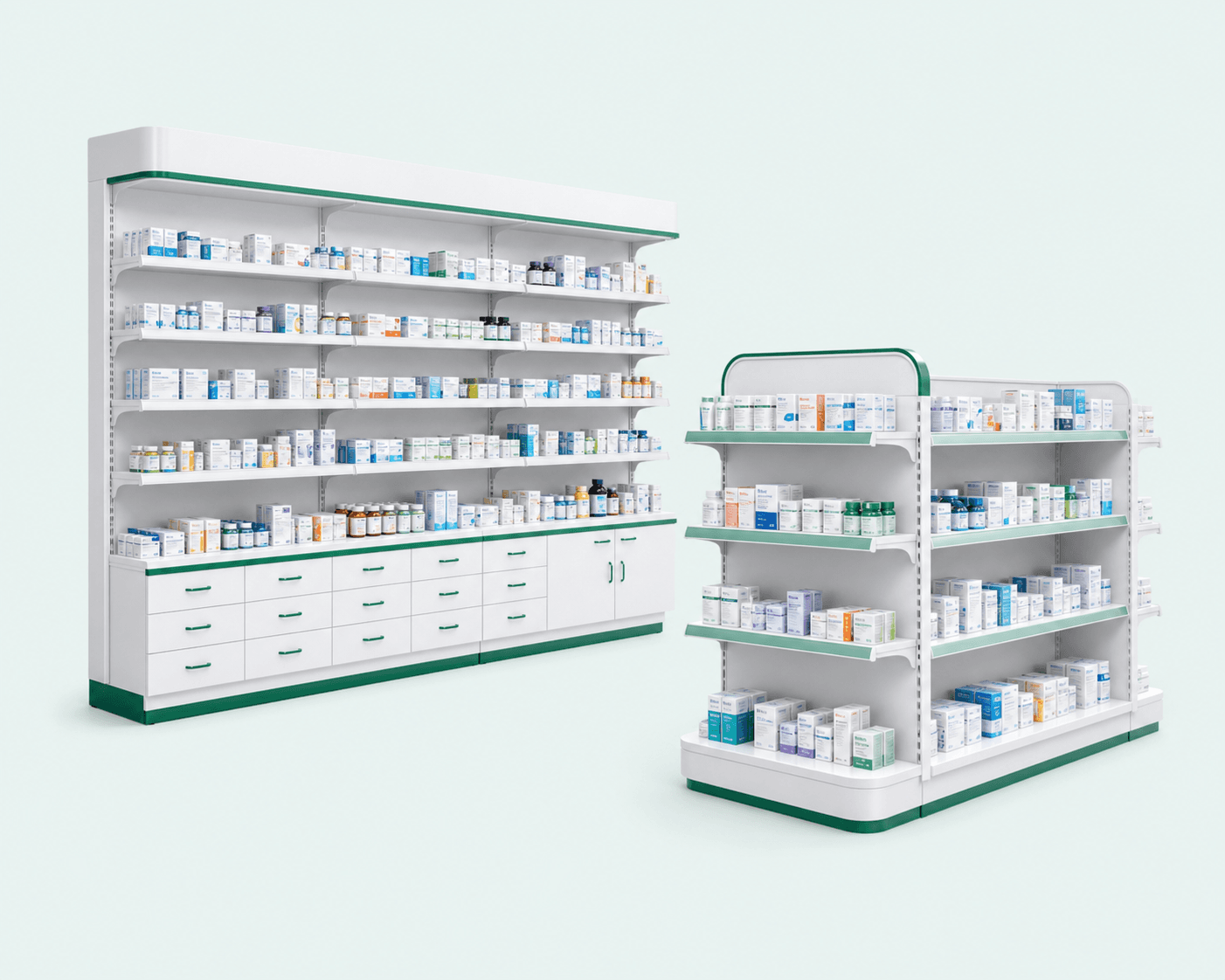 Pharmacy Display Rack